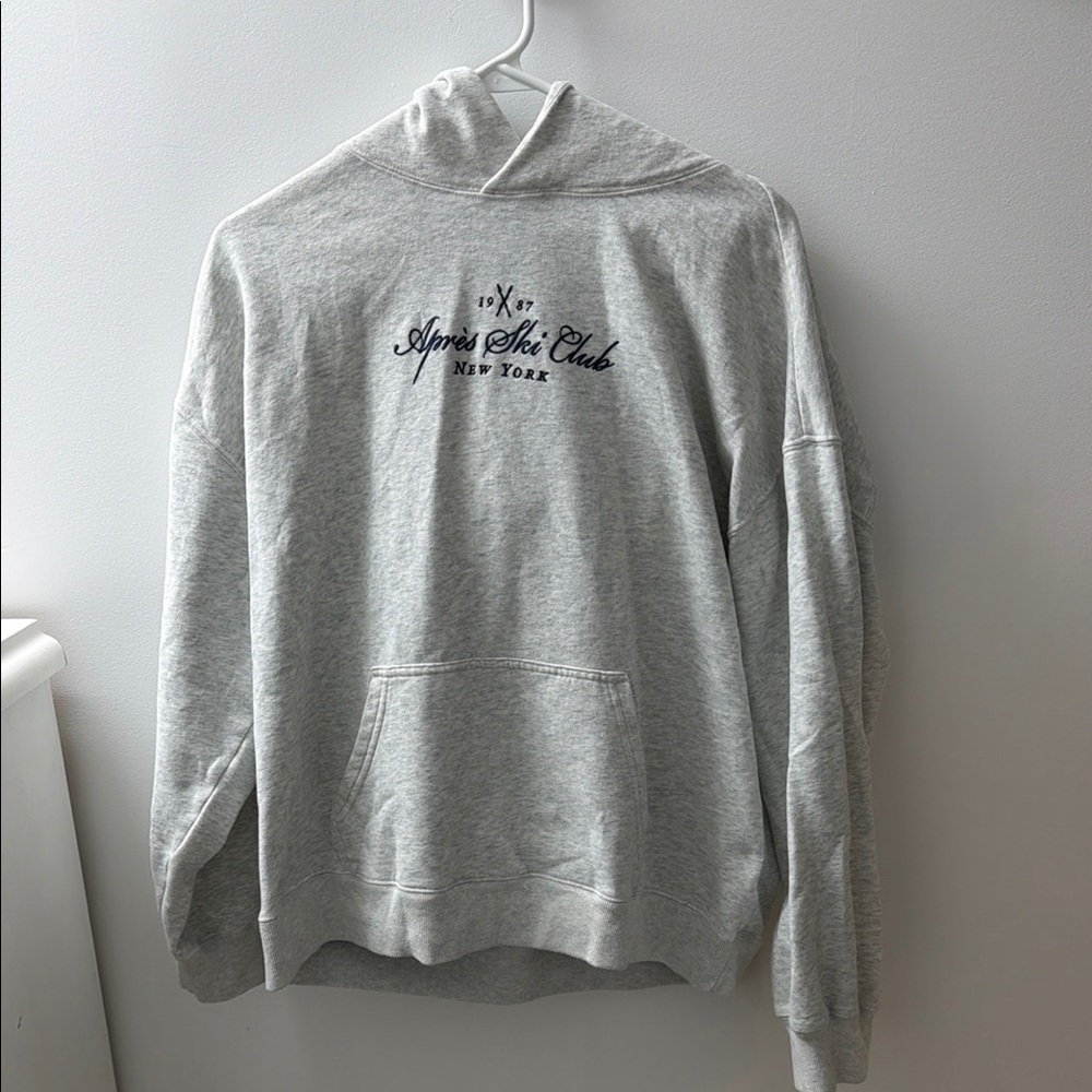 Hollister Light Gray Hoodie